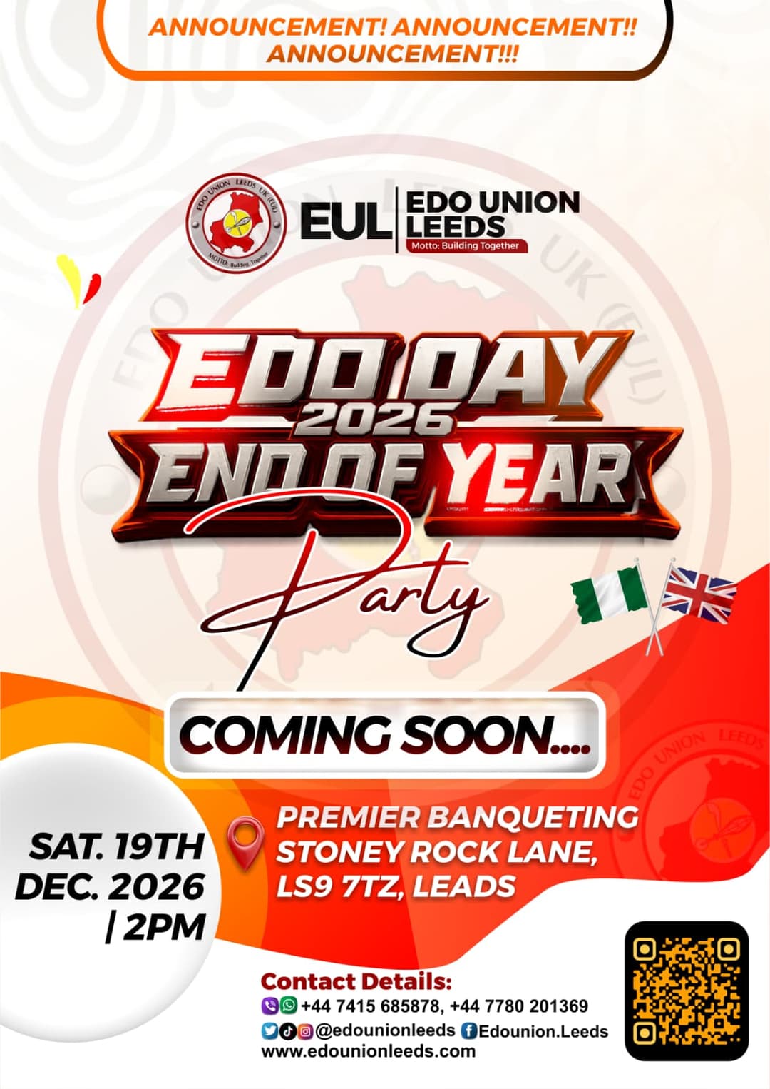 2026 Edo Day, End Of Year Party Poster
